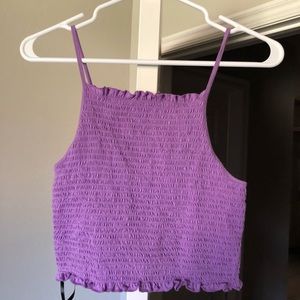 Purple Crop Top